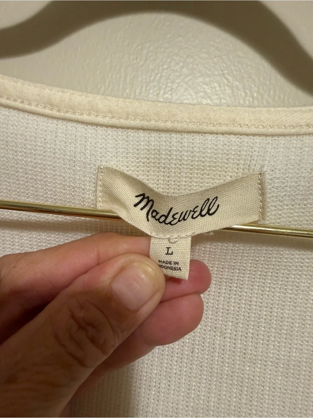 Madewell large size